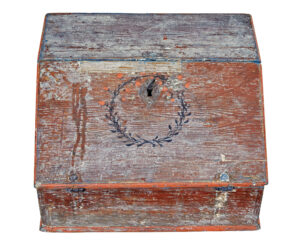 Mid 19th Century Swedish Painted Table Top Writing Desk — thumbnail 6