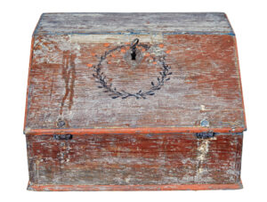 Mid 19th Century Swedish Painted Table Top Writing Desk — thumbnail 5