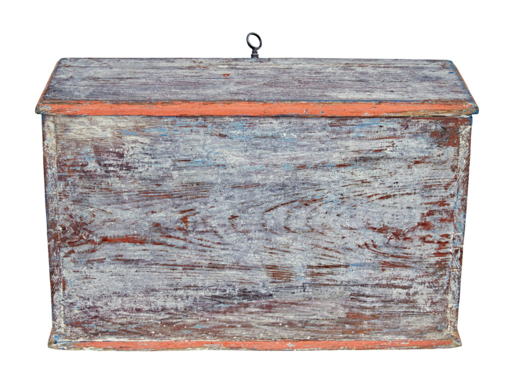Mid 19th Century Swedish Painted Table Top Writing Desk — image 3