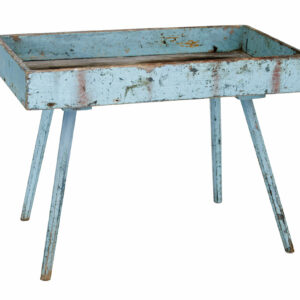 19TH CENTURY SWEDISH PAINTED PINE GARDEN ROOM TRAY TABLE
