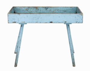 19th Century Swedish Painted Pine Garden Room Tray Table — thumbnail 5