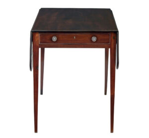 Early 19th Century Mahogany Drop Leaf Pembroke Table — thumbnail 5