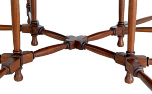 Early 20th Century Chippendale Influenced Mahogany Gateleg Table — thumbnail 2