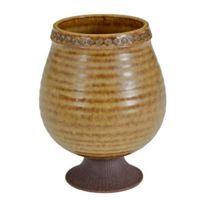 MID 20TH CENTURY CERAMIC POT BY GUNNAR NYLUND OF RORSTRAND