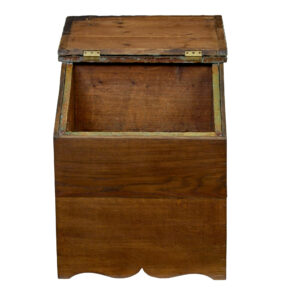 19th Century and Later Oak and Brass Storage Box — thumbnail 8