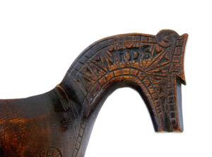 18th Century Norwegian Carved Kasa Ale Cup — thumbnail 2