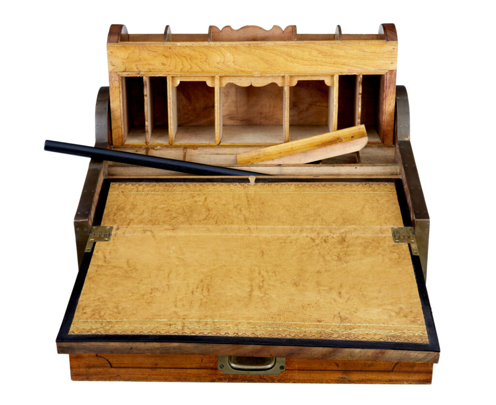 Mid 19th Century Campaign Camphor Metamorphic Lap Desk — image 6