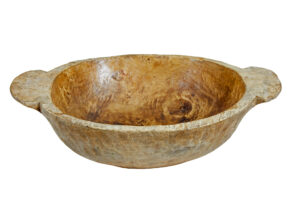 Early 20th Century Large Wooden Bowl — thumbnail 3