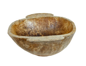 Early 20th Century Large Wooden Bowl — thumbnail 2