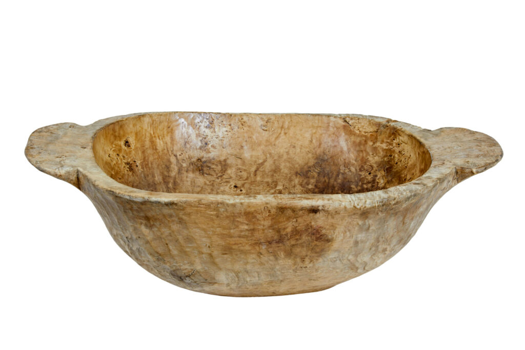 Early 20th Century Large Wooden Bowl
