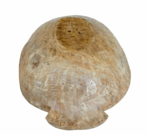 Early 20th Century Large Wooden Bowl — thumbnail 4