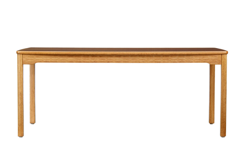 1960’s Scandinavian Carved Oak Coffee Table — image 5