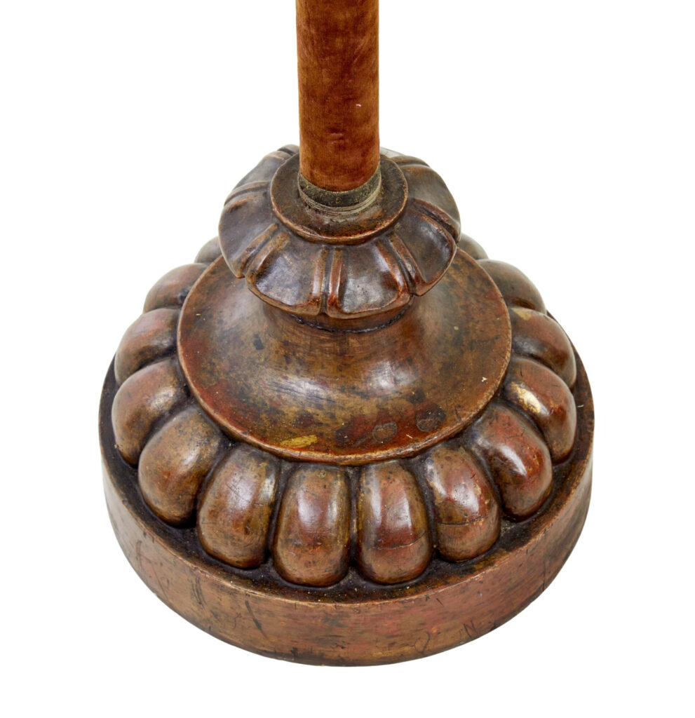 Pair of Late 19th Century Copper Venetian Lamps on Poles — image 5