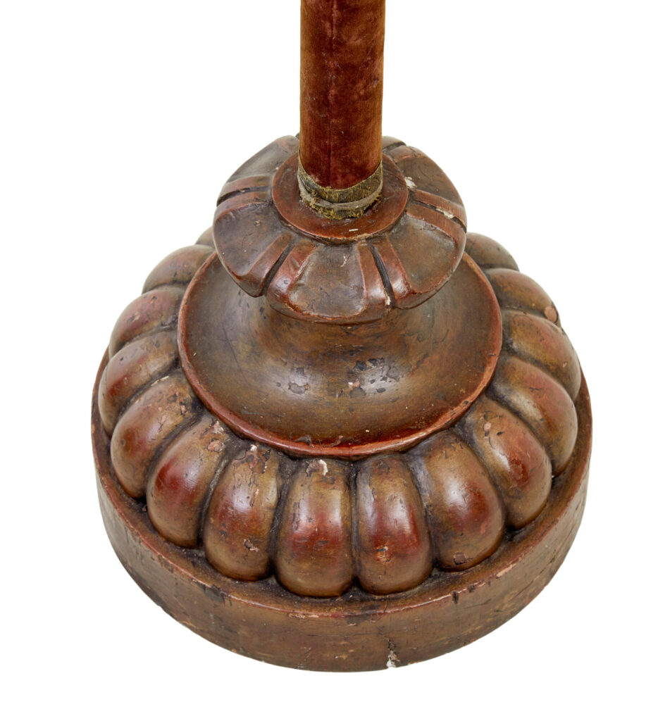 Pair of Late 19th Century Copper Venetian Lamps on Poles — image 4