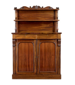 19TH CENTURY FRENCH MAHOGANY CHIFFONIER SIDEBOARD