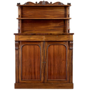 19TH CENTURY FRENCH MAHOGANY CHIFFONIER SIDEBOARD