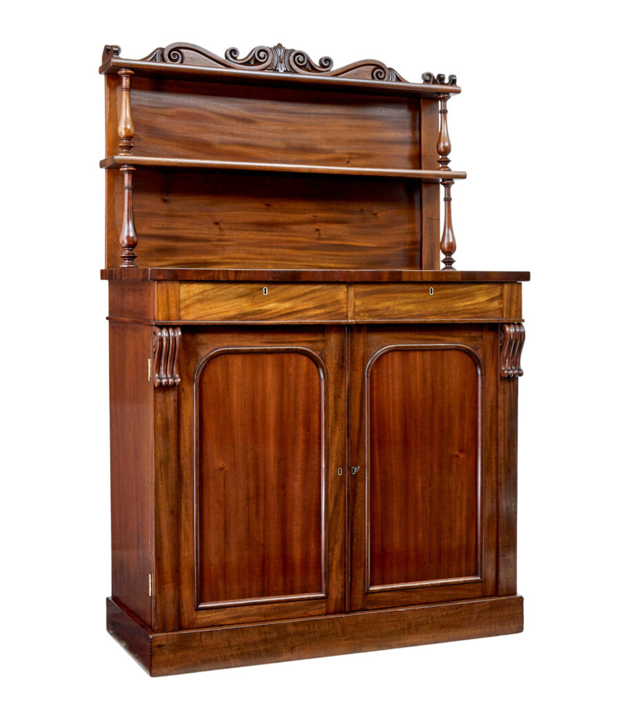 19th Century French Mahogany Chiffonier Sideboard — image 5