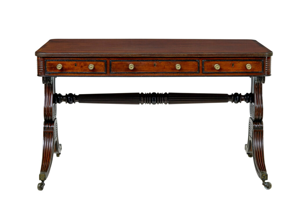 19th Century William Iv Mahogany Library Desk — image 10