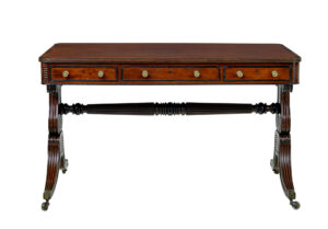 19th Century William Iv Mahogany Library Desk — thumbnail 10