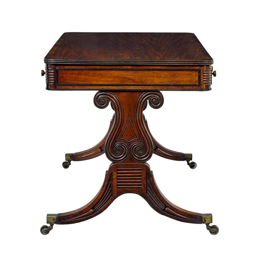 19th Century William Iv Mahogany Library Desk — image 9