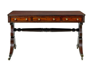 19th Century William Iv Mahogany Library Desk — thumbnail 8