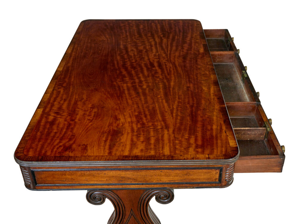 19th Century William Iv Mahogany Library Desk — image 6