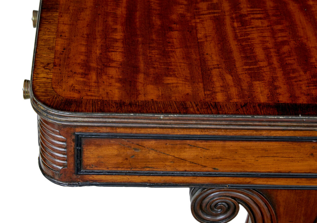 19th Century William Iv Mahogany Library Desk — image 4