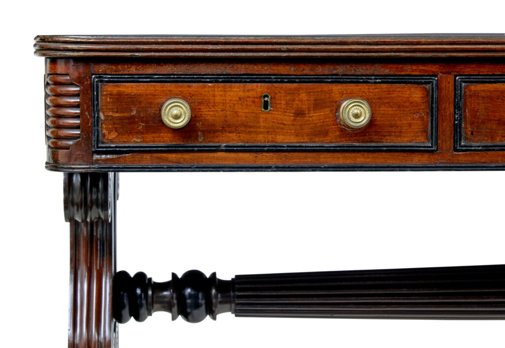 19th Century William Iv Mahogany Library Desk — image 2