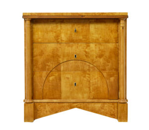 19th Century Swedish Empire Birch Chest of Drawers — thumbnail 11