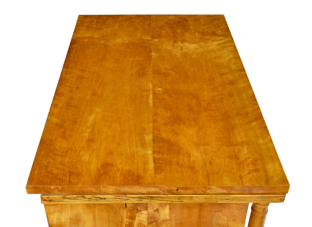 19th Century Swedish Empire Birch Chest of Drawers — image 4