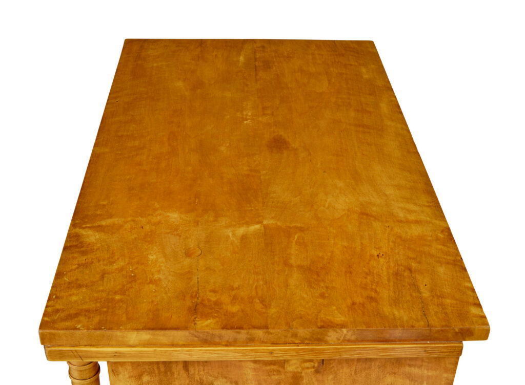 19th Century Swedish Empire Birch Chest of Drawers — image 3