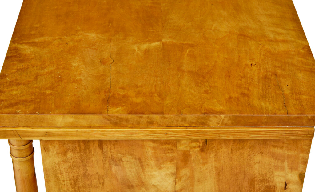 19th Century Swedish Empire Birch Chest of Drawers — image 2