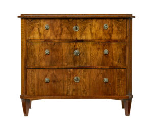 19th Century Scandinavian Walnut Chest of Drawers — thumbnail 5