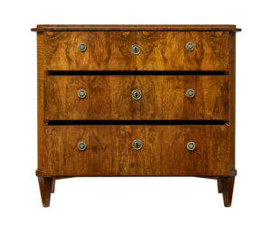 19th Century Scandinavian Walnut Chest of Drawers — thumbnail 4