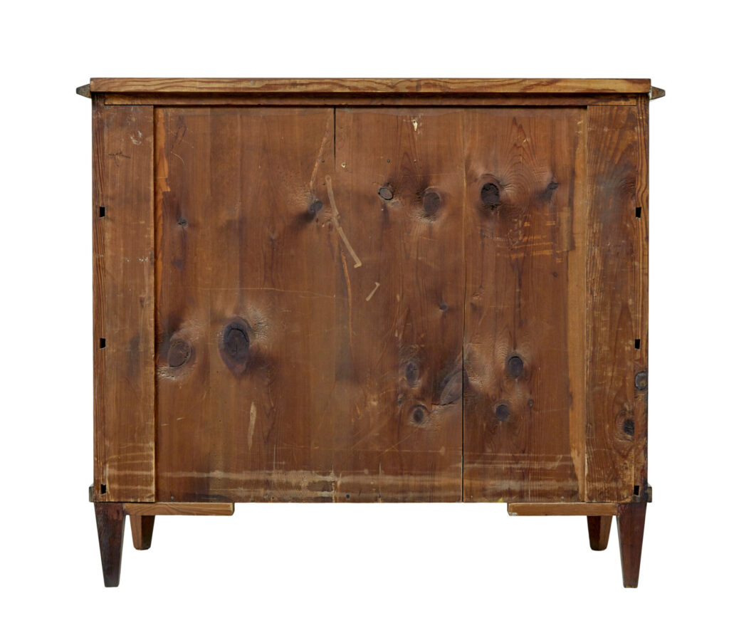 19th Century Scandinavian Walnut Chest of Drawers — image 3