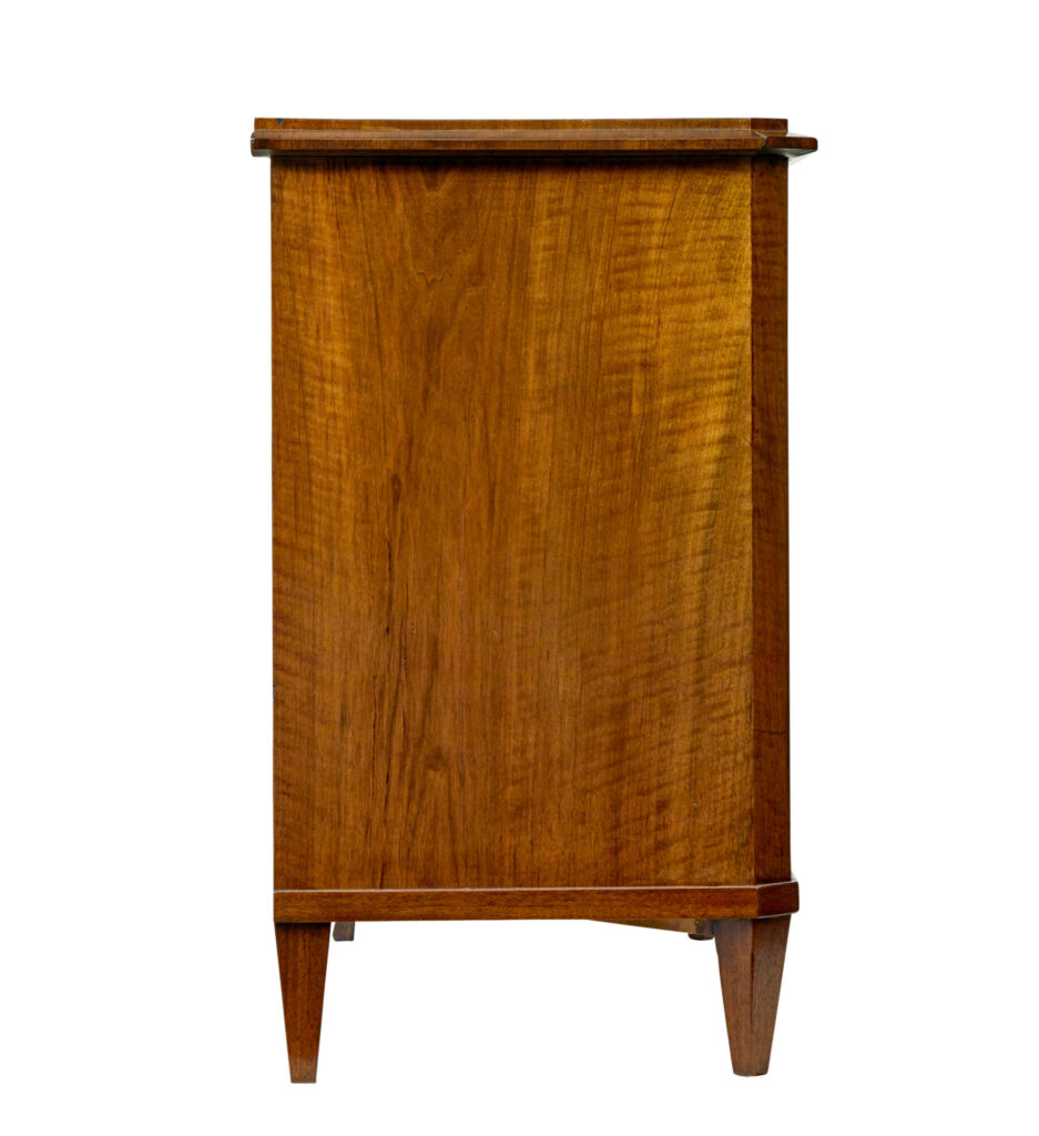 19th Century Scandinavian Walnut Chest of Drawers — image 2