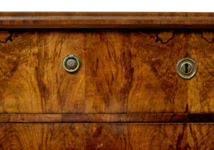 19th Century Scandinavian Walnut Chest of Drawers — thumbnail 8