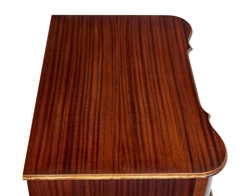 Scandinavian Mid Century Baroque Revival Chest of Drawers — image 8