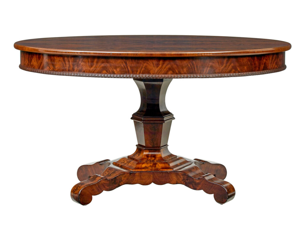 Mid 19th Century Center Table with Writing Slope — image 9