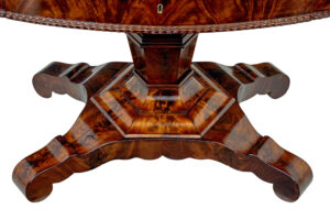 Mid 19th Century Center Table with Writing Slope — thumbnail 4