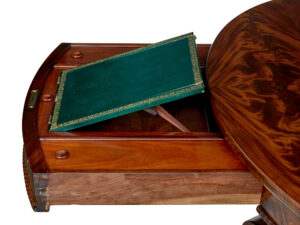 Mid 19th Century Center Table with Writing Slope — thumbnail 3