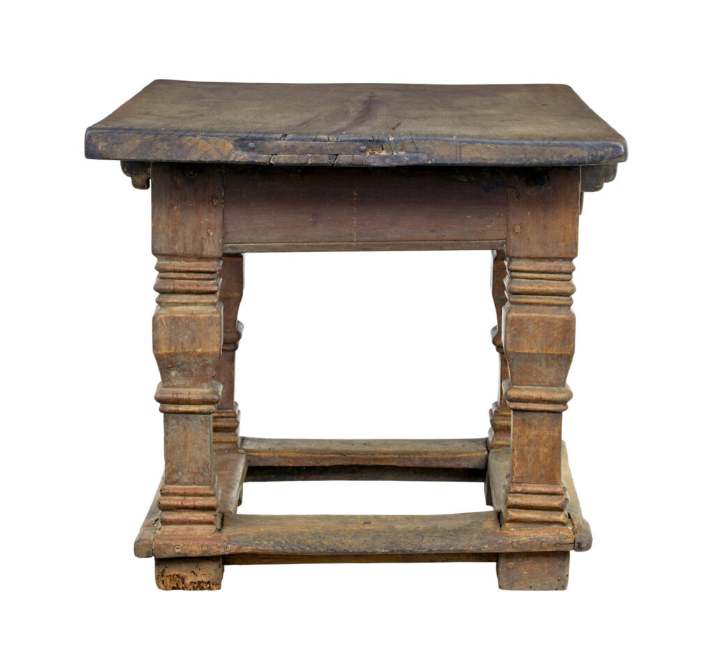 Flemish 17th Century Carved Oak Table — image 5