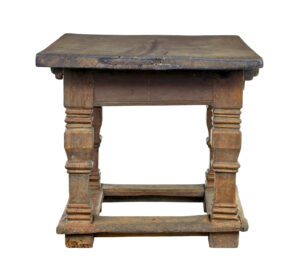 Flemish 17th Century Carved Oak Table — thumbnail 5