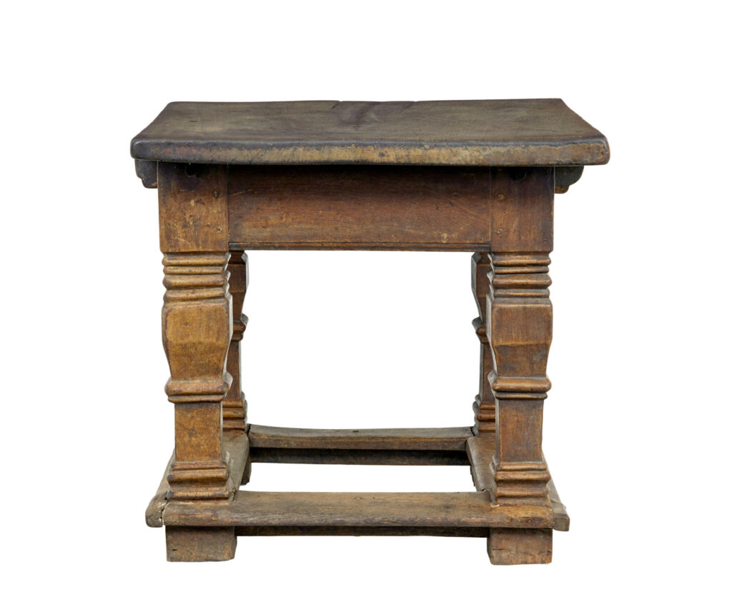 Flemish 17th Century Carved Oak Table — image 3