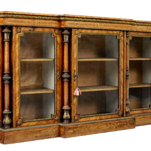 MID 19TH CENTURY INLAID WALNUT CREDENZA SIDEBOARD