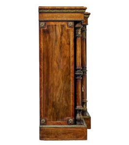 Mid 19th Century Inlaid Walnut Credenza Sideboard — thumbnail 12