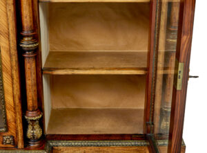 Mid 19th Century Inlaid Walnut Credenza Sideboard — thumbnail 5