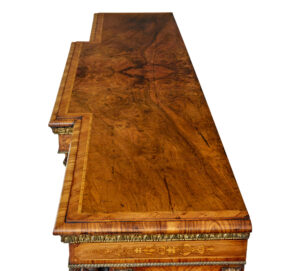Mid 19th Century Inlaid Walnut Credenza Sideboard — thumbnail 3