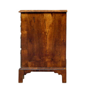 18th Century Queen Anne and Later Walnut Kneehole Desk — thumbnail 2