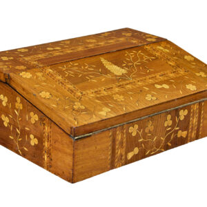 19TH CENTURY INLAID IRISH KILLARNEY WRITING SLOPE